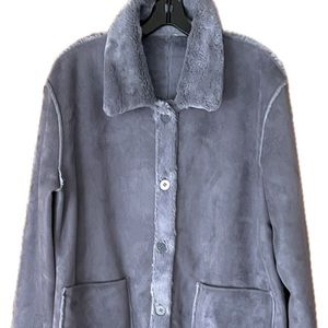 Brandon Thomas 𝑅𝑒𝑣𝑒𝑟𝑠𝑖𝑏𝑙𝑒 Ultra Suede/Sherpa Coat